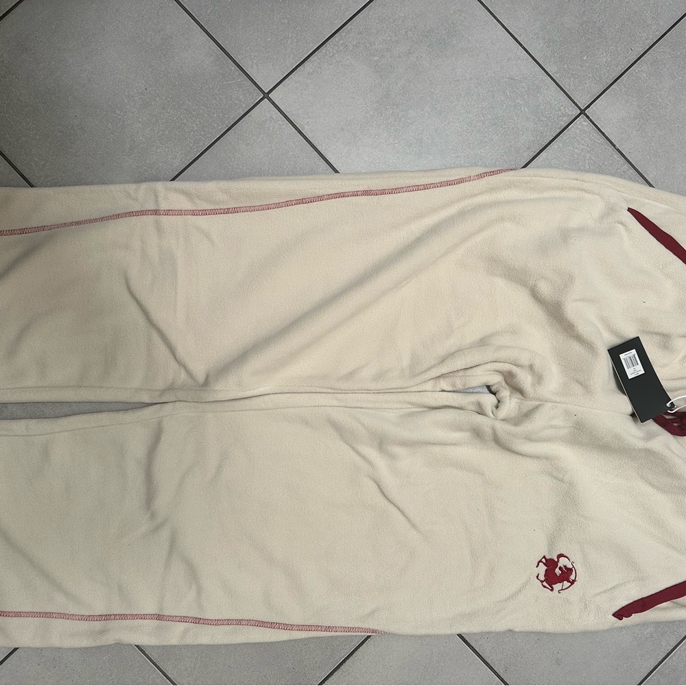 Sinclaire 10 Cream and Red Sweatpants